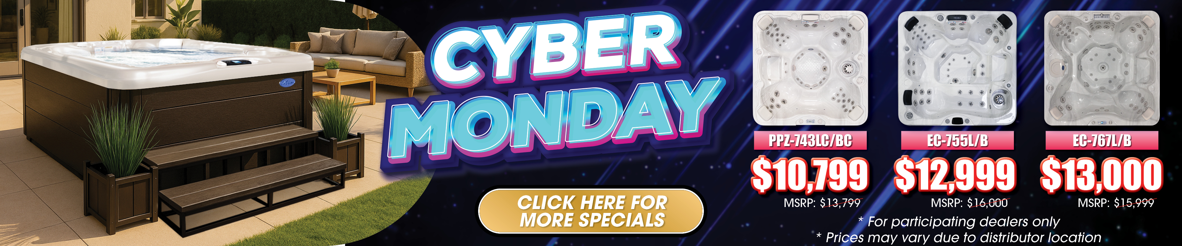 Calspas hot tub being used in a family setting - Rogers